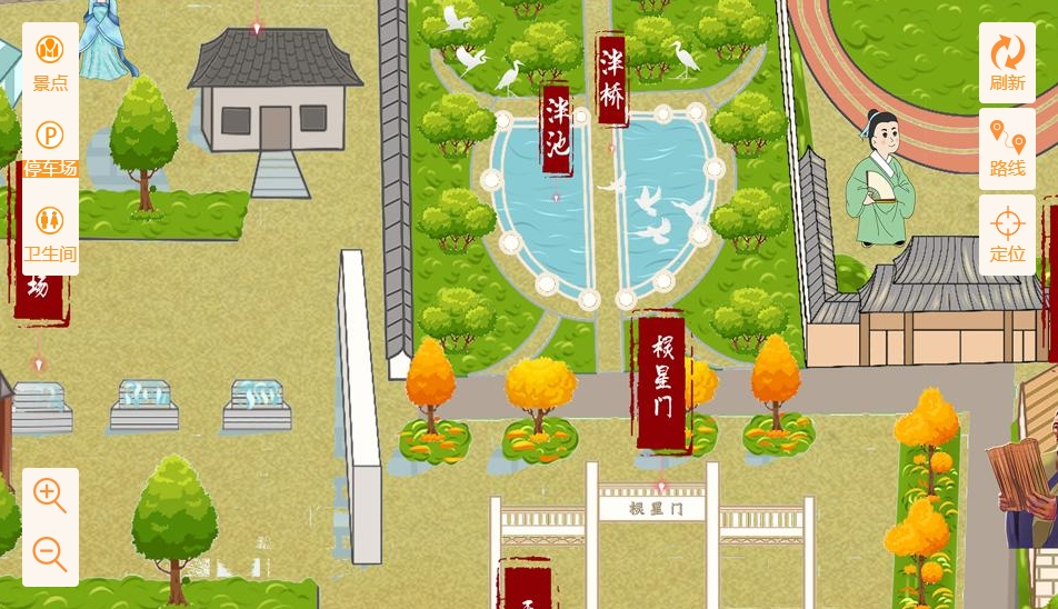 武昌手绘地图景区语音讲解导览系统：智慧景区建设的基石